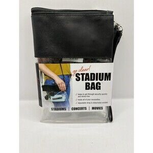 Clear CrossBody Bag Purse New Without Tags 12”x6”